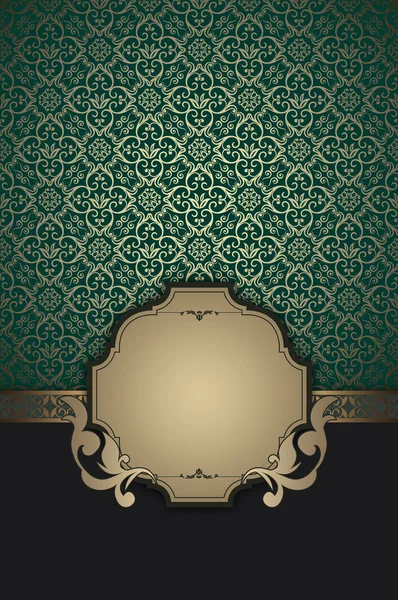 Decorative background with elegant frame.