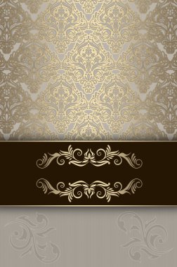 Zarif süsleme ile dekoratif arka plan.