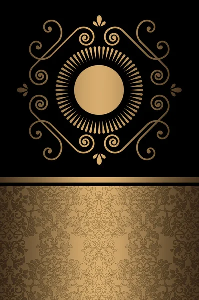 Dekorativer Hintergrund mit dekorativem Ornament. — Stockfoto