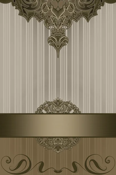 Decorative vintage background with elegant border. — Stock Photo, Image