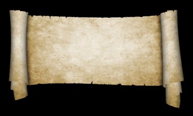 Antika parşömen kaydırma.