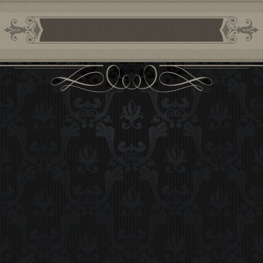 Dekoratif kenarlık ile antika arka plan.