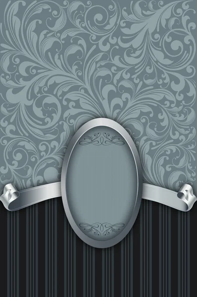 Decorative vintage background with frame. — Stock Photo, Image