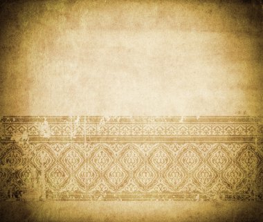 Eski kağıt eski moda kenarlıklı kirli.