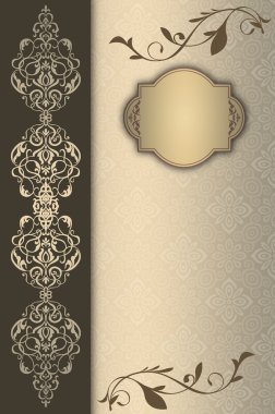 çerçeve ile dekoratif arka plan.