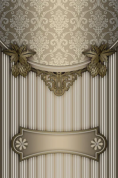 Decorative background with vintage ornament. — Stock Photo, Image