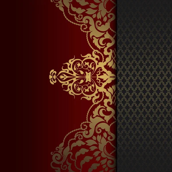 Decorative background with gold pattern. — Stock Photo, Image