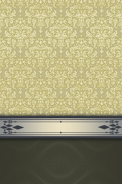 Vintage background with decorative border. — Stock Photo, Image