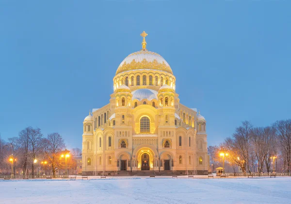 Katedra St.Nicholas w Kronsztadzie — Zdjęcie stockowe