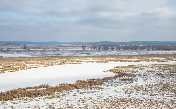 Unterland des Oka-Flusses. kaluga region, russland — Stockfoto