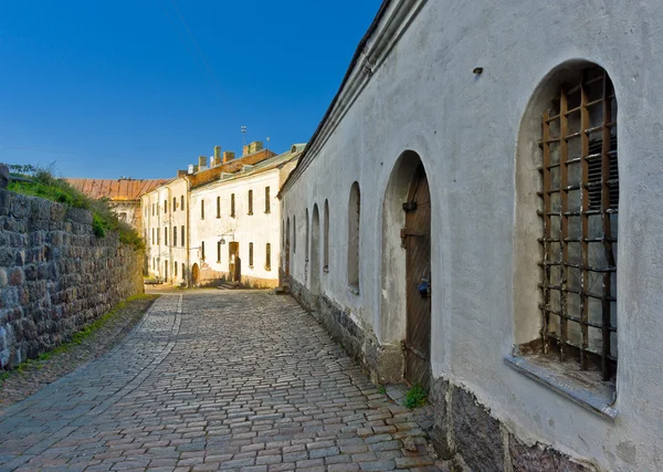 Lane in Vyborg Castle. Russia — Stock Photo, Image