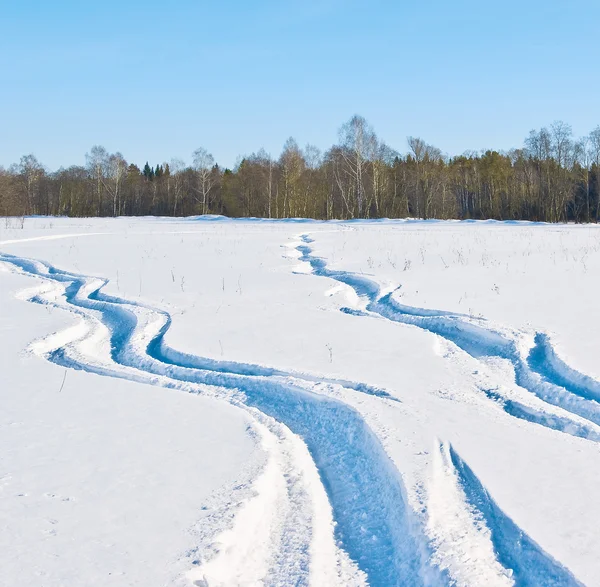 Sposoby śnieg — Zdjęcie stockowe