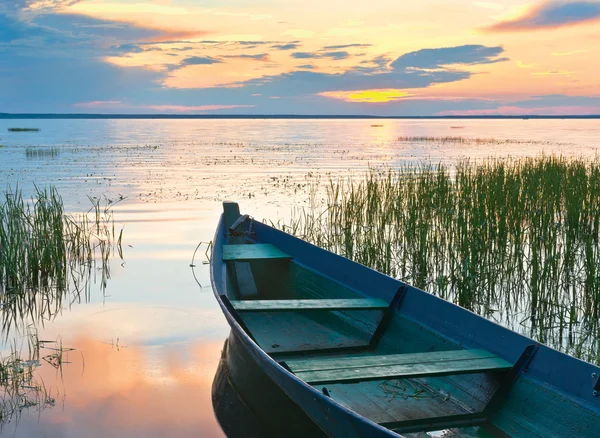 Закат Стоковое Изображение