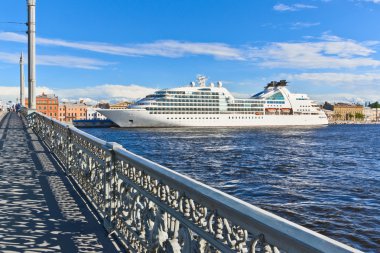 Cruise liner in St.-Petersburg, Russia