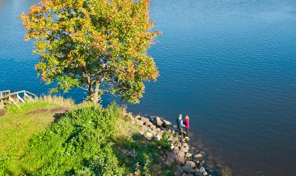 Tryst järvellä — kuvapankkivalokuva