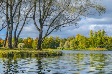 Catherine parkta büyük gölet