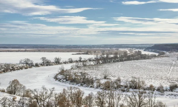 Il fiume Oka. Regione di Kaluga della Russia — Foto Stock