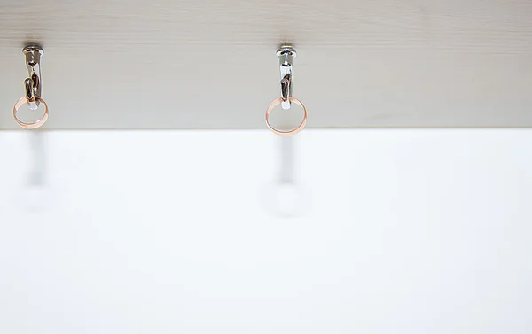 Dos anillos de boda — Foto de Stock