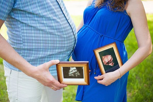 Męża i żony w ciąży — Zdjęcie stockowe