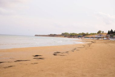 Bulgaristan 'ın güzel deniz ve kumlu plajları, Nessebar.