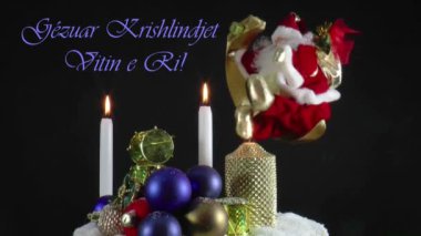 Ay etrafında Noel Baba iplik