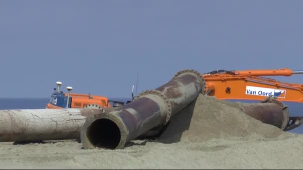 Reconstruction of the Sea dike — Stok video