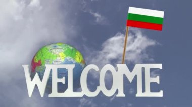 Dönüm Küre ve küçük kağıt bayrak, Bulgaristan