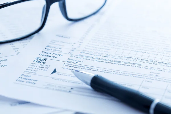 1040 tax forms — Stock Photo, Image