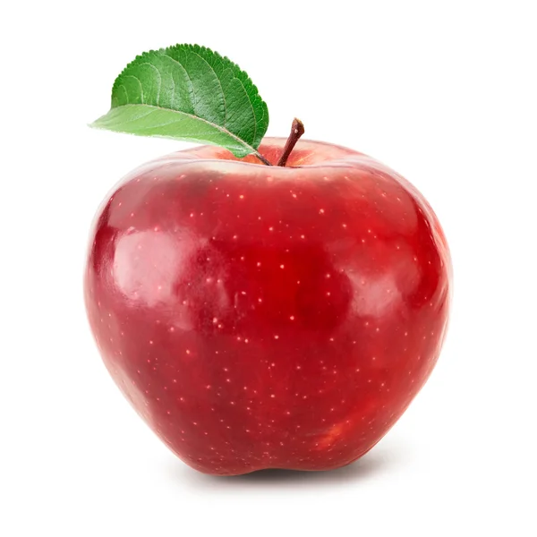 Manzana roja aislada — Foto de Stock