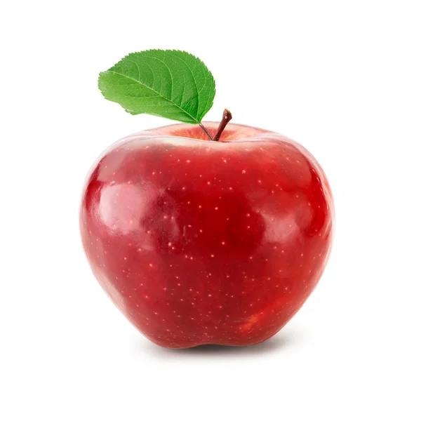 Manzana roja aislada — Foto de Stock