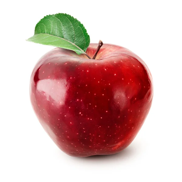 Red apple isolated — Stock Photo, Image