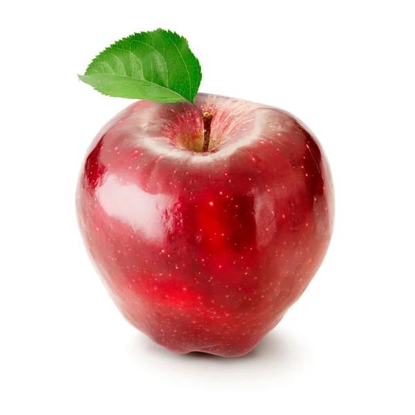 Manzana roja aislada — Foto de Stock