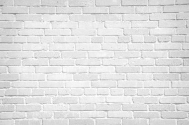 Beyaz tuğla duvar