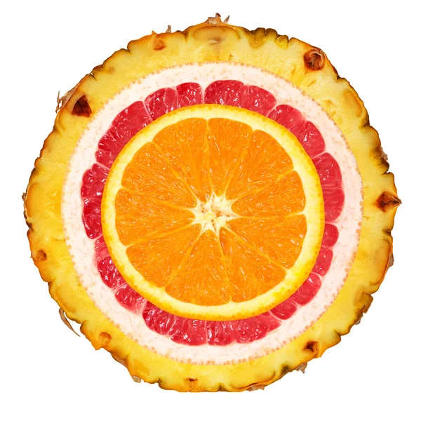 Fruit plakjes — Stockfoto