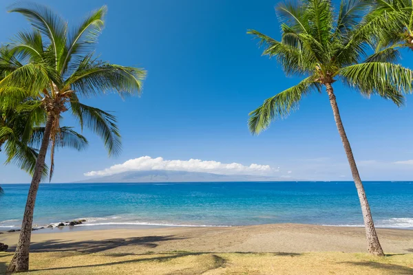 Playa tropical soleada — Foto de Stock