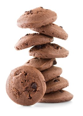 Çikolata parçacıklı kurabiye.