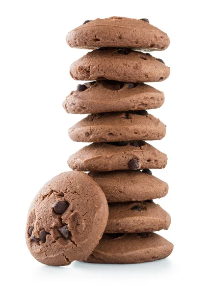 Çikolata parçacıklı kurabiye.