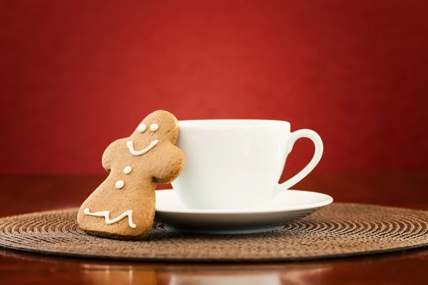 Noel zencefilli kurabiye — Stok fotoğraf
