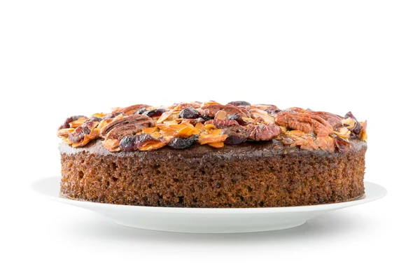 고립 된 피칸 케이크 — 스톡 사진