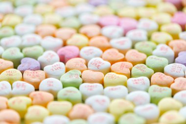 Kalp şekerler arka plan