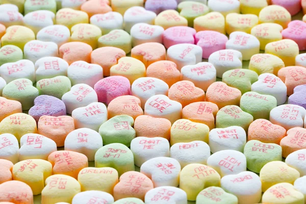 Bonbons coeur fond — Photo