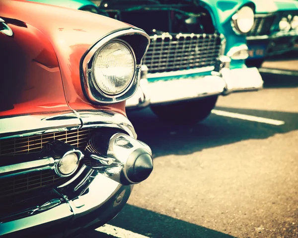 Classic vehicles headlights — Stock Photo, Image