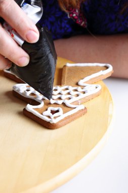 gingerbread çerezleri dekorasyon.