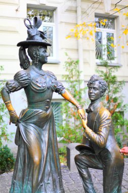 sculprure aşıkların Kiev, Ukrayna