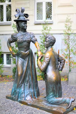 sculprure aşıkların Kiev, Ukrayna
