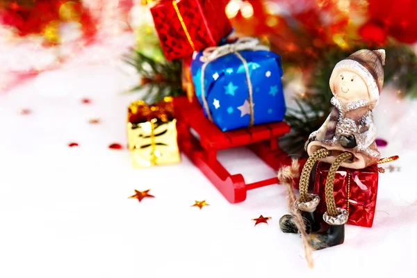 Composition with christmas decorations — Stock Photo, Image