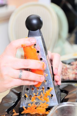 havuç losyonları ile el çanak içine