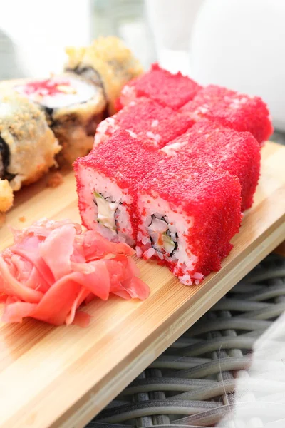 Comida japonesa - Sushi — Fotografia de Stock