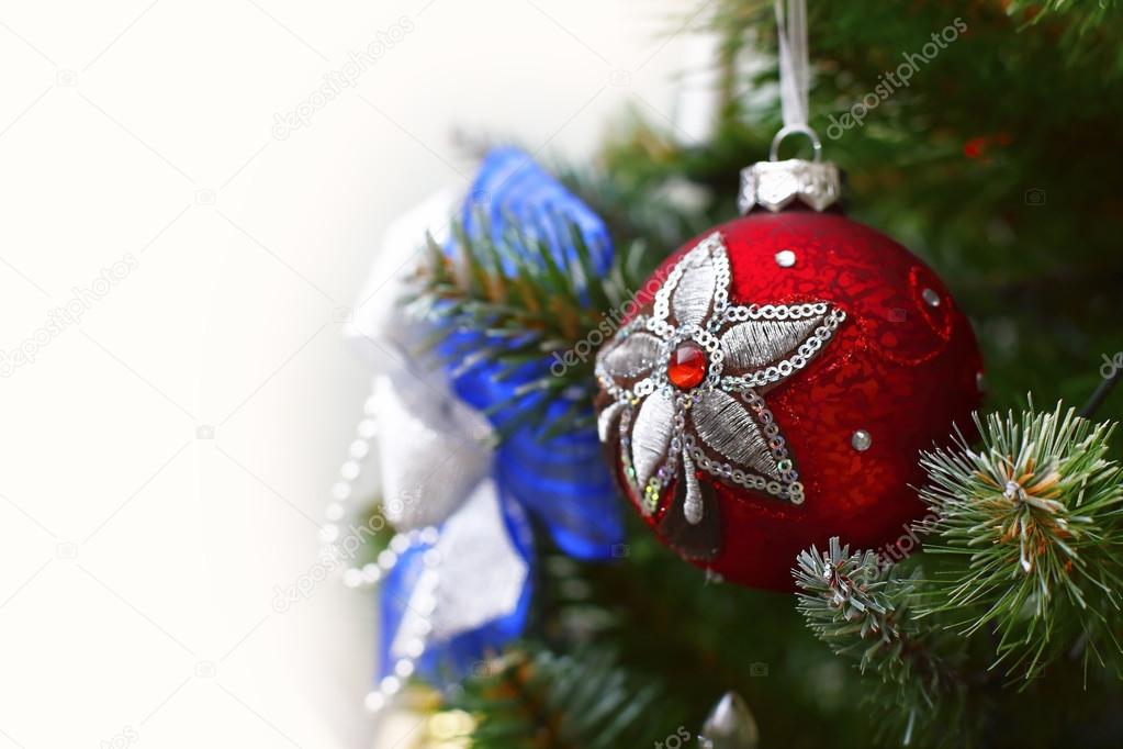 Decorative ball on the Christmas tree