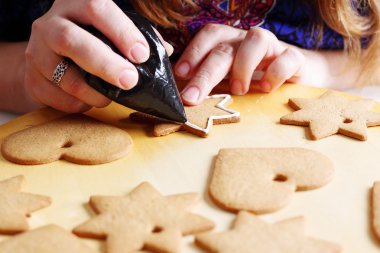 gingerbread çerezleri dekorasyon.